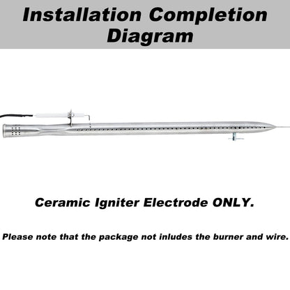 IG-20B ps9900 Ceramic Igniter 3pcs Electrode for Smoke Hollow, Black
