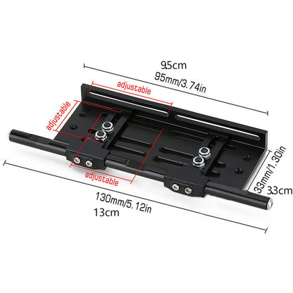 2Pcs Rock Slider Metal Pedal for Axial SCX10 90046 Traxxas TRX4 1:10 RC Crawler