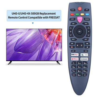 Replace Remote Control For FREESAT 4K ARRIS UHD-4X-1000GB UHD-4X-2000GB TV Box
