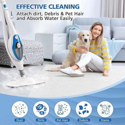 LINNIW 6 Pack Replacement Steam Mop Pads Compatible for of 6, PAD 6