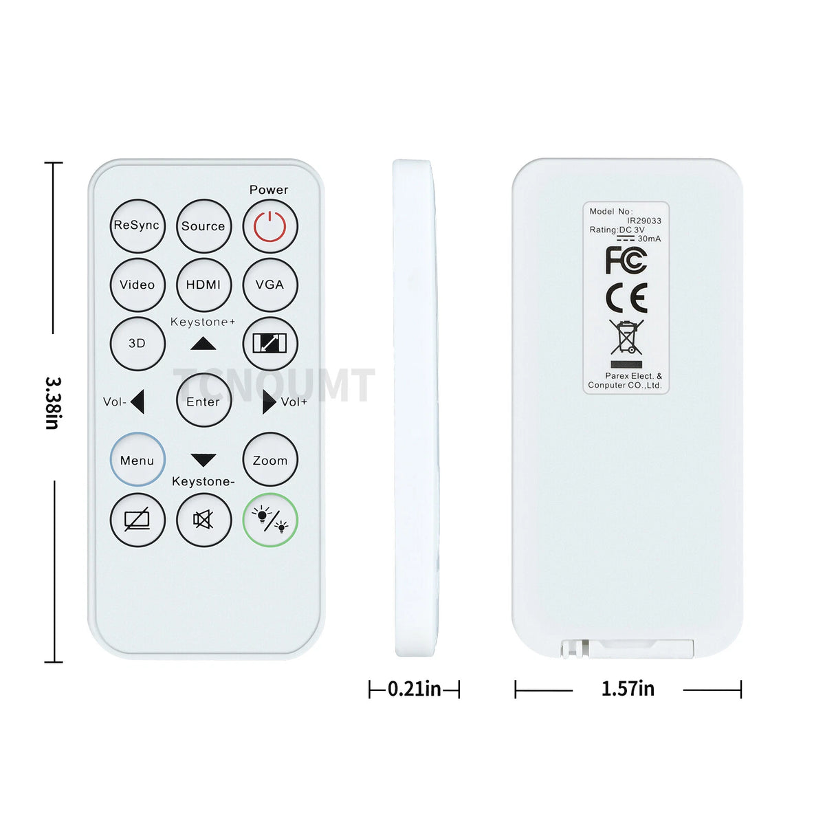 IR29033 Remote Control For Optoma Projector X315 X312 S315 S316 X316 OSW816