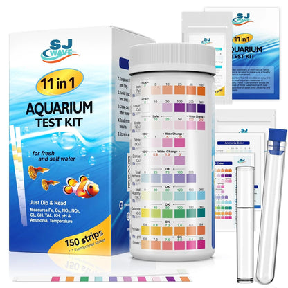 11 in 1 - Aquarium Test Strips | 950 Tests - 150 | Fish Tank...