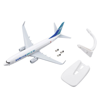 Alloy 1/300 American Westjet B737 Model Plane Diecast Airplane Aircraft Ornament