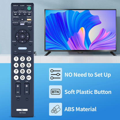 RM-YD025 For Sony TV Remote Control KDL40S504 KDL40S5100 KDL40SL1 KDL32S5100