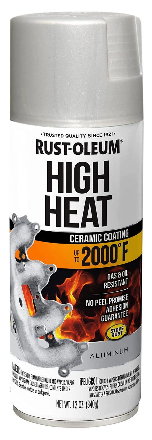 Rust-Oleum 248904 Automotive High Heat 12 Ounce (Pack of 1), Flat Aluminum