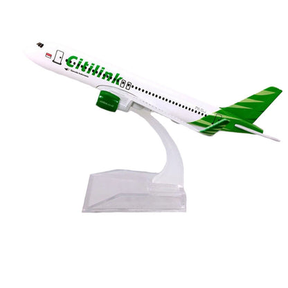 1/400 15cm Aircraft Indonesia Citilink A320 Alloy Plane Model Diecast Airplane r