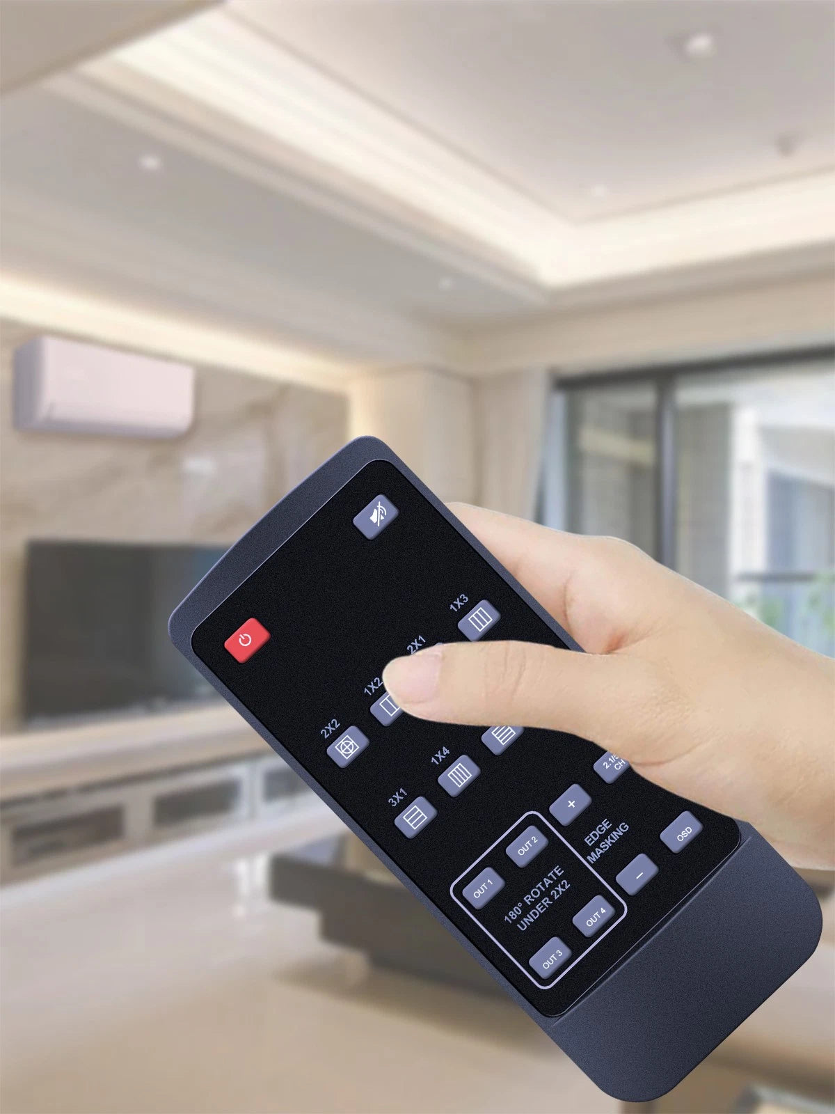 Remote Control For PORTTA HDMl Video Wall Controller 2x2 4K RS232 N14VW