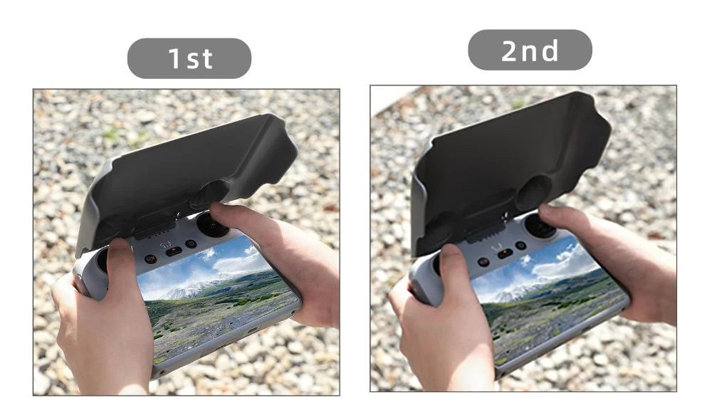 2-Gear Shading Controller Screen Protective Cover Sun Hood For DJI Mini 3 Pro RC