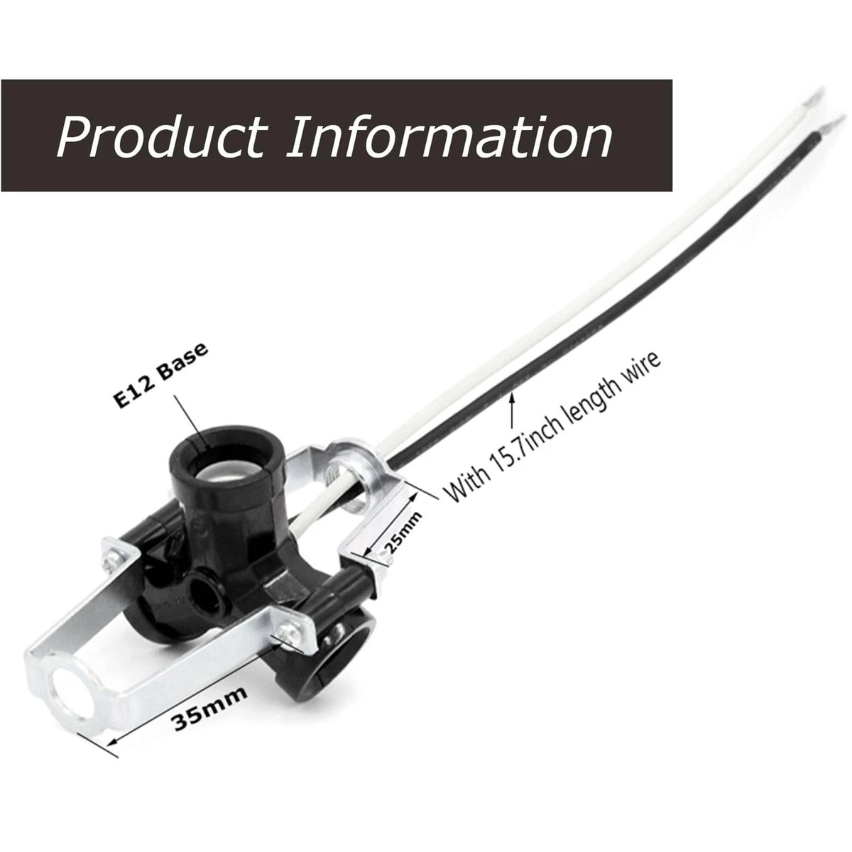JNXQWE Candelabra Base 3 Light Cluster Socket,e12 Lamp Holder with...
