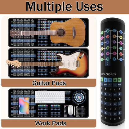 2F22E Guitar Mat & Portable Work - 43.3 * 15.7 Inch Black