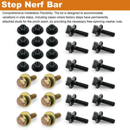 Heavy-Duty Mounting Hardware for Jeep JK & JL 4-Door Side Steps