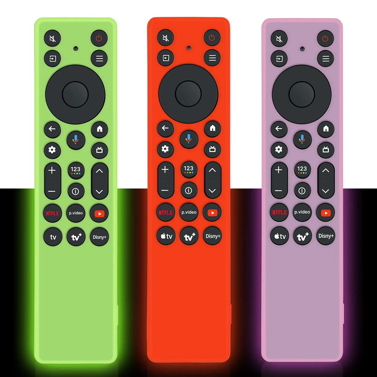 [3-Pack]Silicone Case Remote for TCL RC923A FMB1 / RC813A FMB1 2025 QM6K QM7K TV