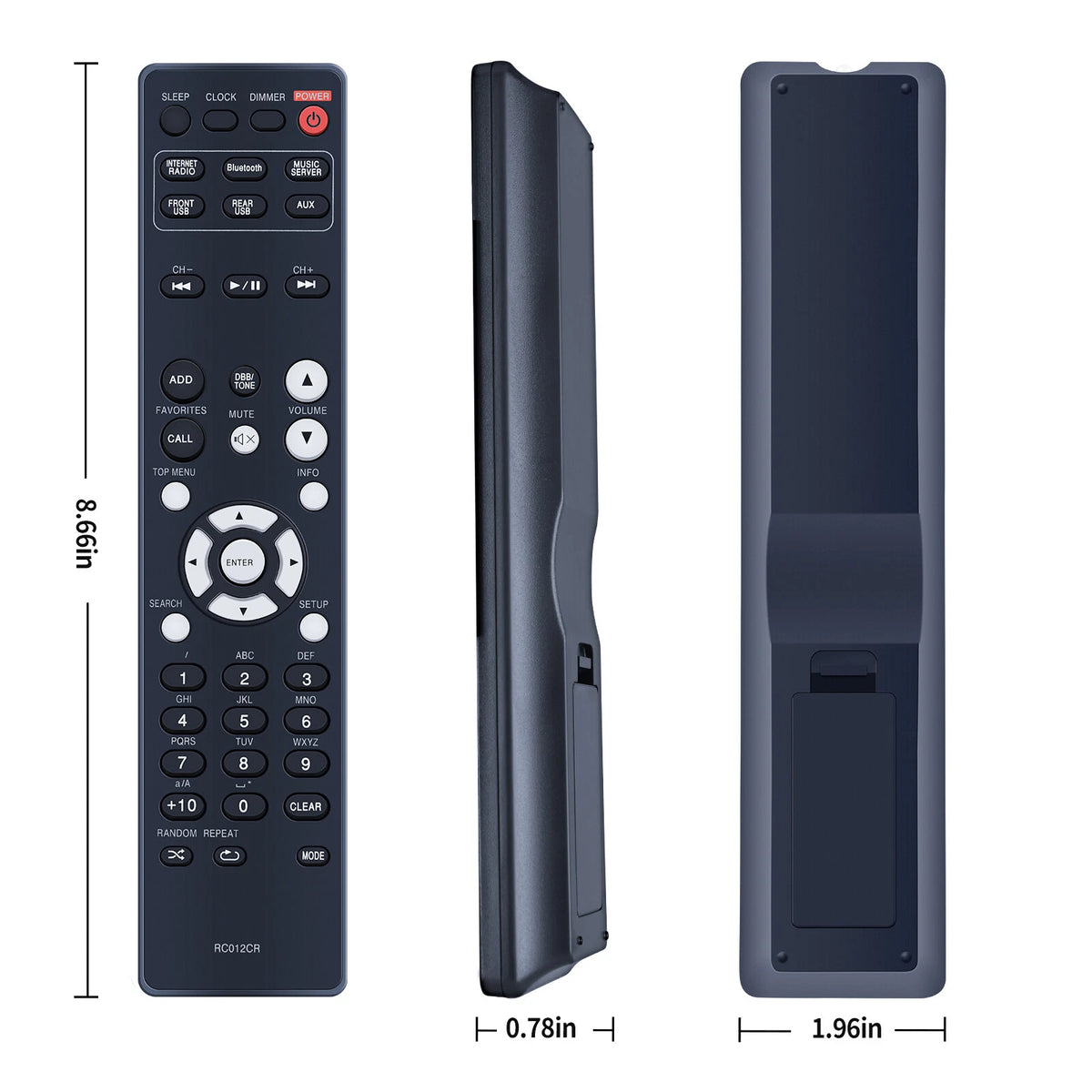 RC012CR Remote Control For Marantz AV CD Player M-CR511 M-CR510 M-CR611 M-CR610