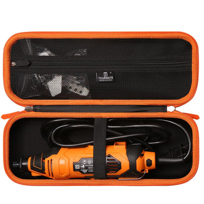Tourmate Hard Storage Case for Sharp 12.2 x 4.7 x 3.3 inches, Black & Orange