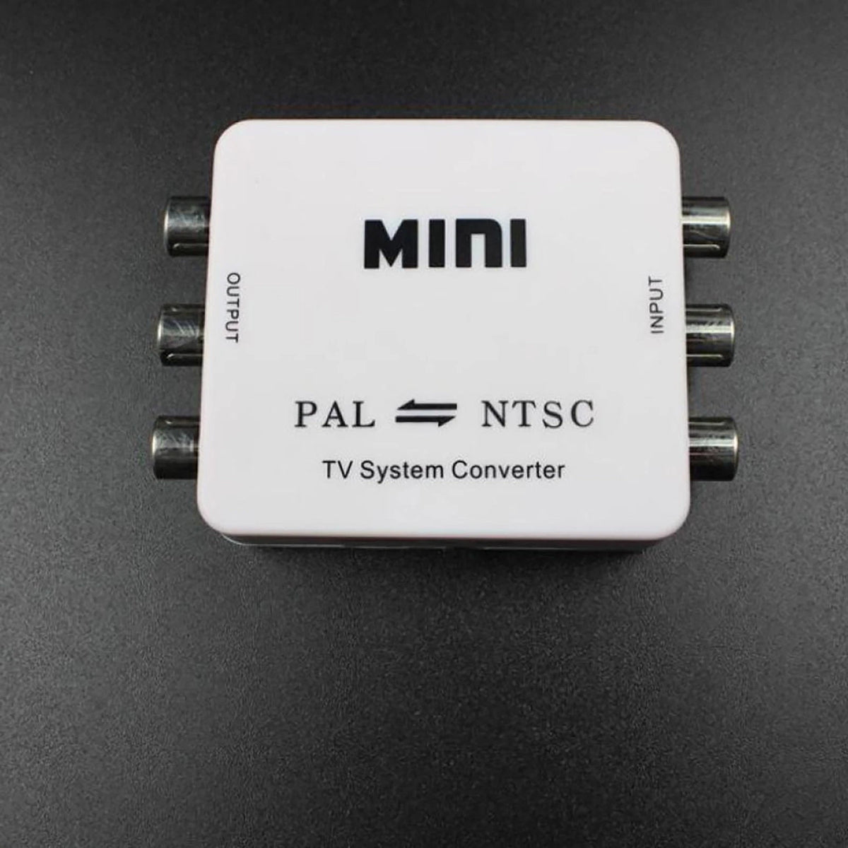 Dual-Way 3 RCA TV System Converter Format Video USB Powered PAL NTSC Converter L