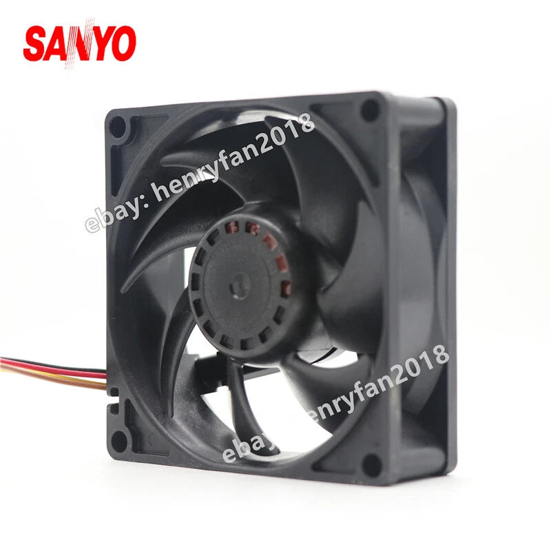 SANYO 9GA0812P4J001 SanAce Axial Fan 12V 0.6A 80*80*25MM 4-wire PWM Cooling Fan