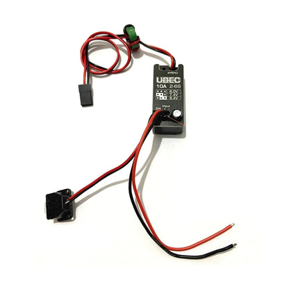 UBEC 10A-CAR 2-6s Input Voltage 6.0/ 7.4/8.4V Adjustable Waterproof Module Kit