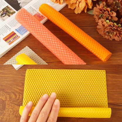GBACHOOSE Beeswax Sheets for Candle Making, 7.8x7.8 inches, 12Color - 24PCS