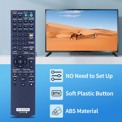 RM-AAU023 Remote Control For Sony AV Receiver HT-SS2300 STR-DH700 RM-AAU021