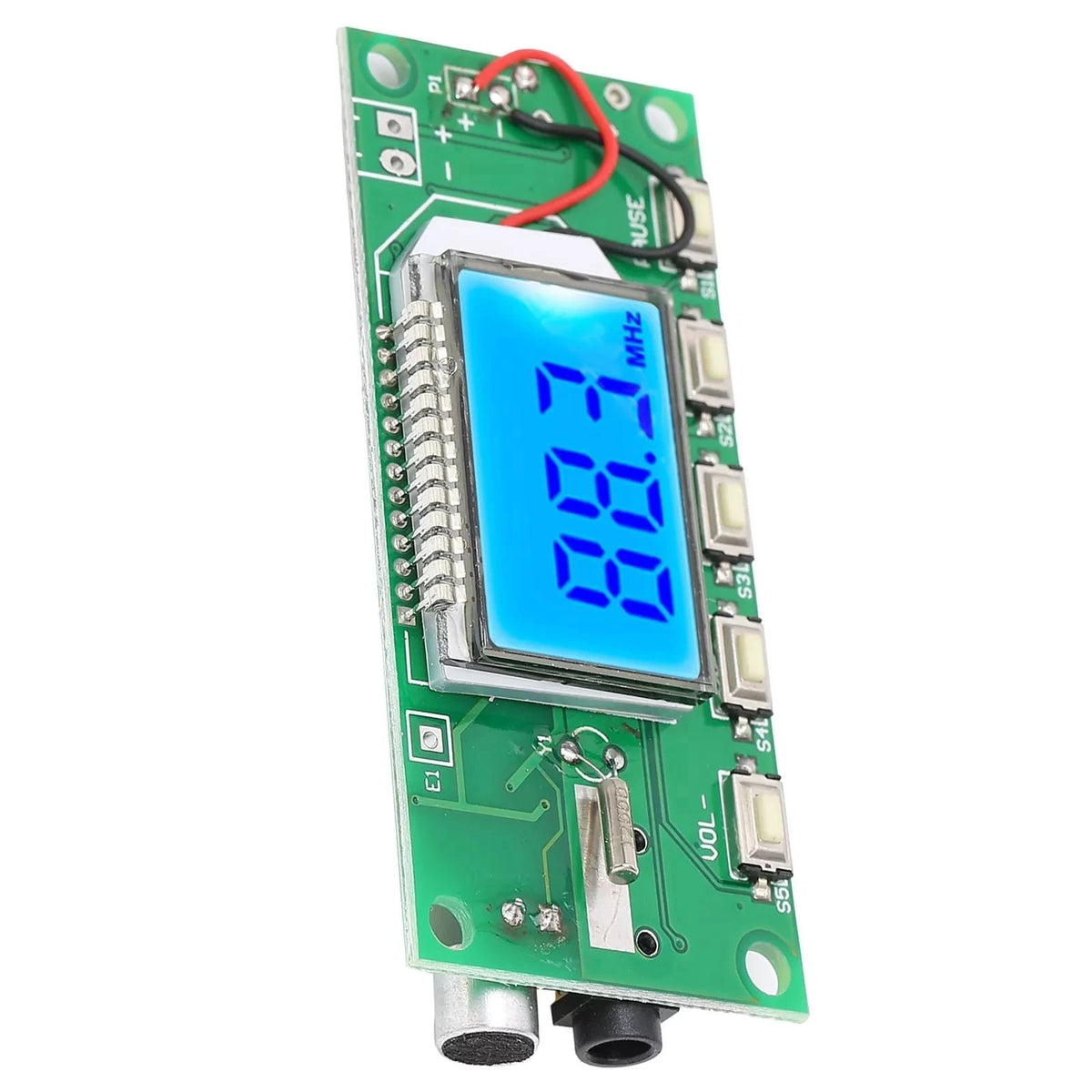 1* FM Module PCB Board W/LCD Display Digital FM Radio Projects Accessories