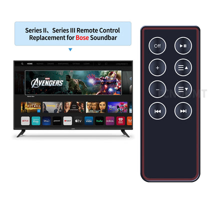 Remote Control For Bose SoundDock Series II 2,III 3,&Portable Music System