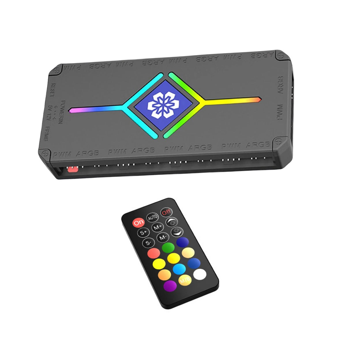 Motherboard Sync ARGB Hub for Aura Mystic Light RGB Fusion w/Remote Control