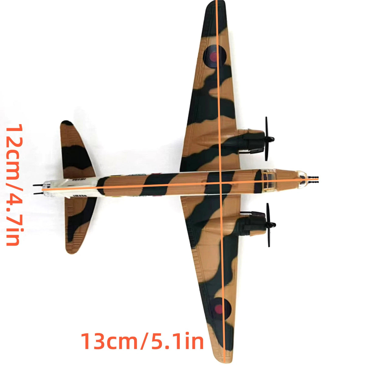 1/144 WWII UK Vickers Wellington Bomber Model Airplane Finished Alloy Decoration