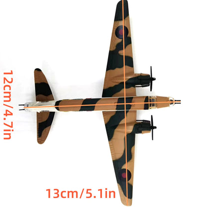 1/144 WWII UK Vickers Wellington Bomber Model Airplane Finished Alloy Decoration