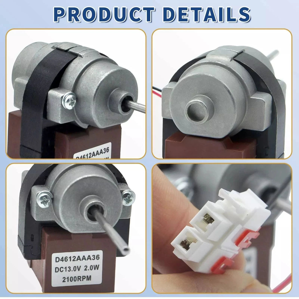 Refrigerator Evaporator Fan Motor Part Replace For Kenmore Seamless Installation