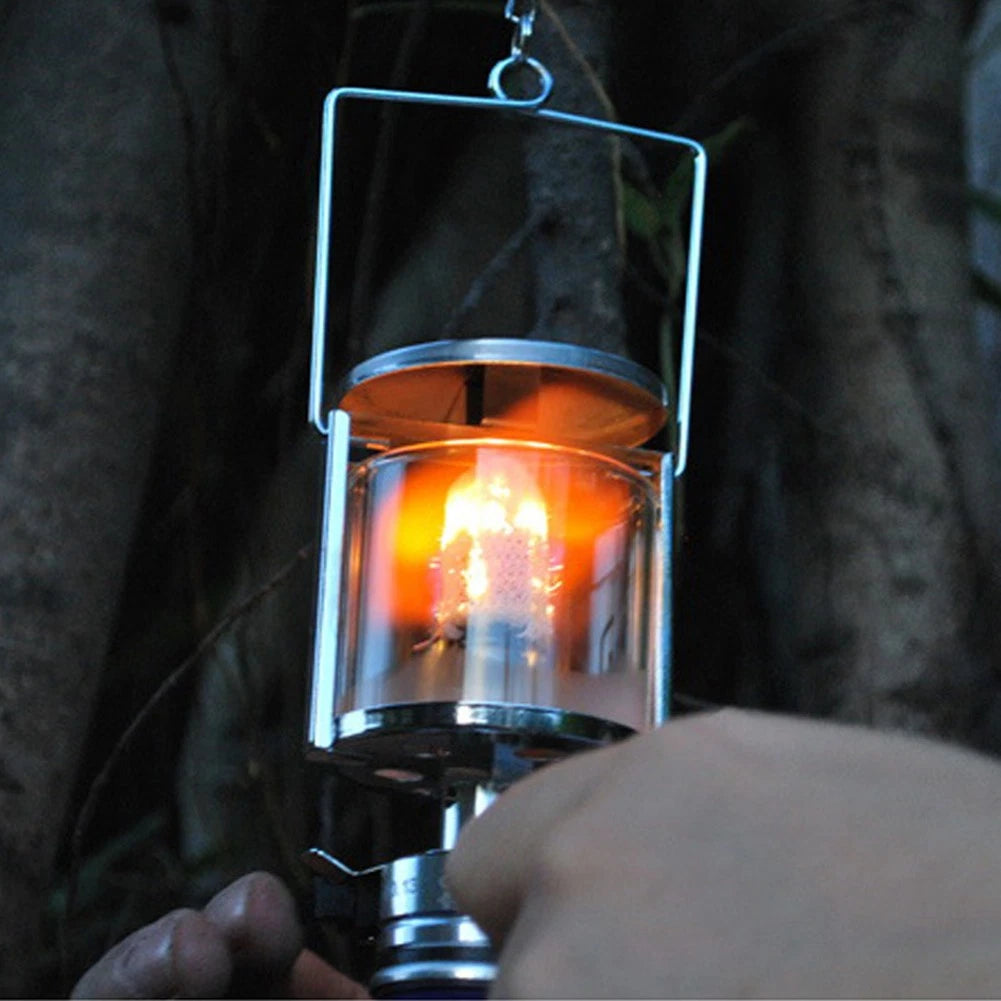 50Pcs 9cm Portable Outdoor Camping Gas Lamp Lantern Mantles Dual Head 300/400
