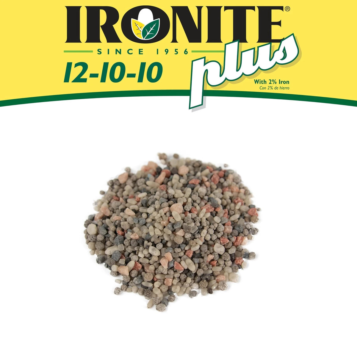 Ironite Plus Shrubs, Trees Plant Food Bag Granular 12-10-10 3lb 3lb, Natural
