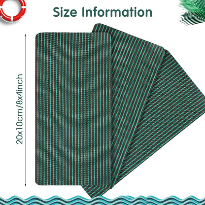 Pool Safety Cover Patch Kit Swimming 4 x 8 Inch, Green
