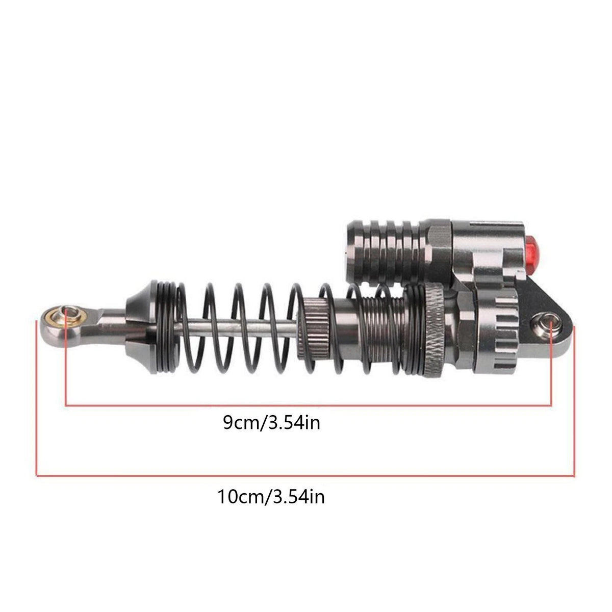 4Pcs 1/10 100mm Adjustable Shock Absorber For Axial SCX10 TRX-4 RC Crawler Car