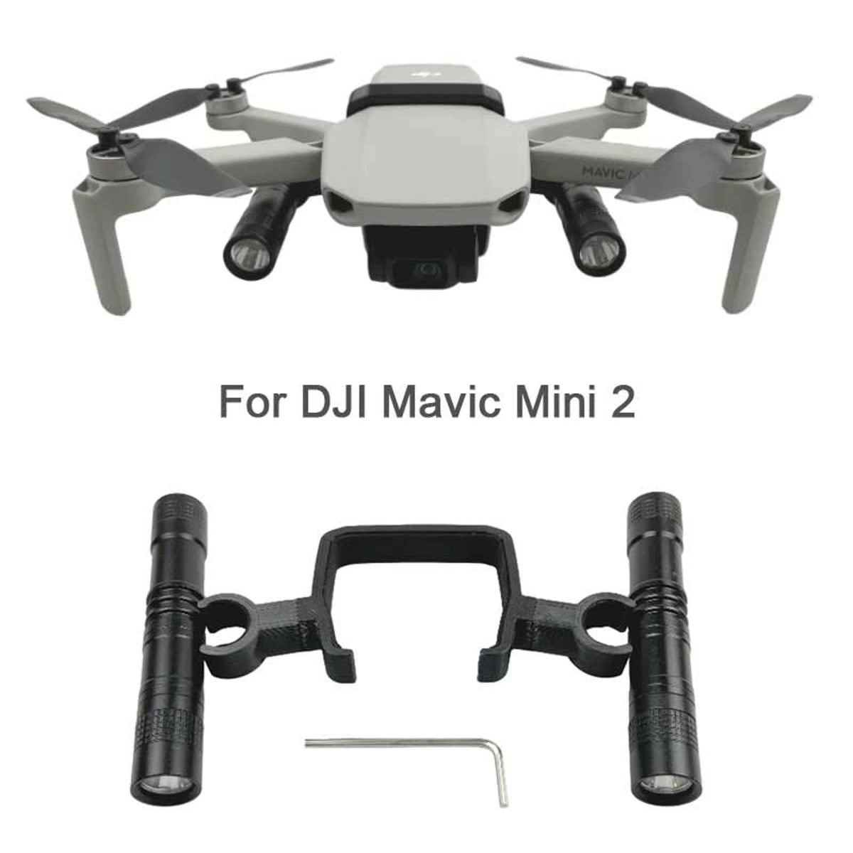LED Light Night Flight Lamp Searchlight Flashlight for DJI Mavic Mini 2 Drone
