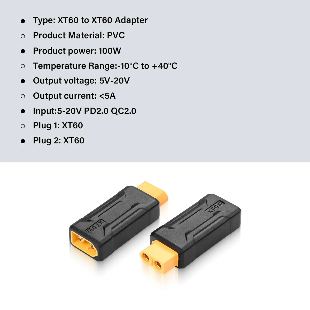SinLoon 2 Pack XT60 Male to Female Connector Adapter Wireless Adapter...