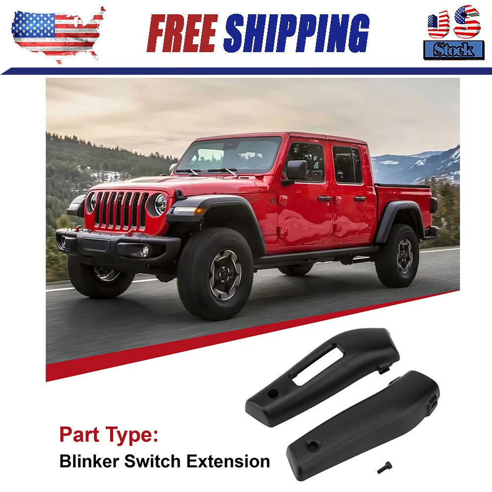 Turn Signal Lever Turn Rod Extension Extender for Jeep Wrangler JL JT 2018-2024