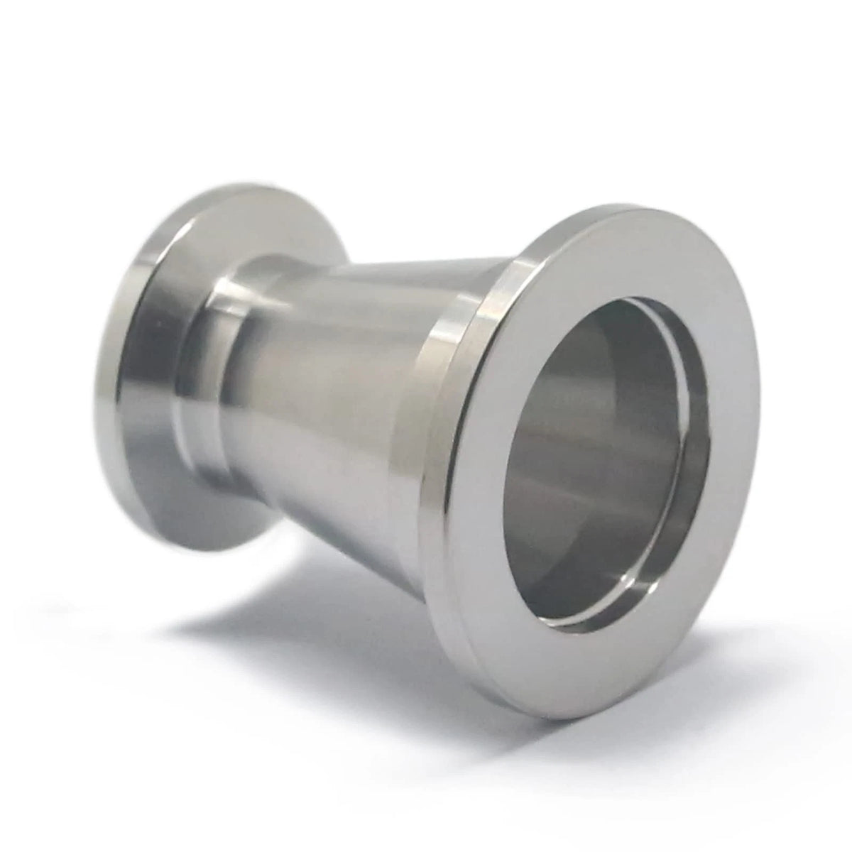 SS304 Vacuum Conical Reducer KF adaptor fittings, KF25 to KF16, Silver