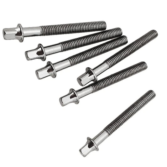 TUOREN Drum Set Hardware 12-Pack Stainless Steel Tight M6 x50mm, silver