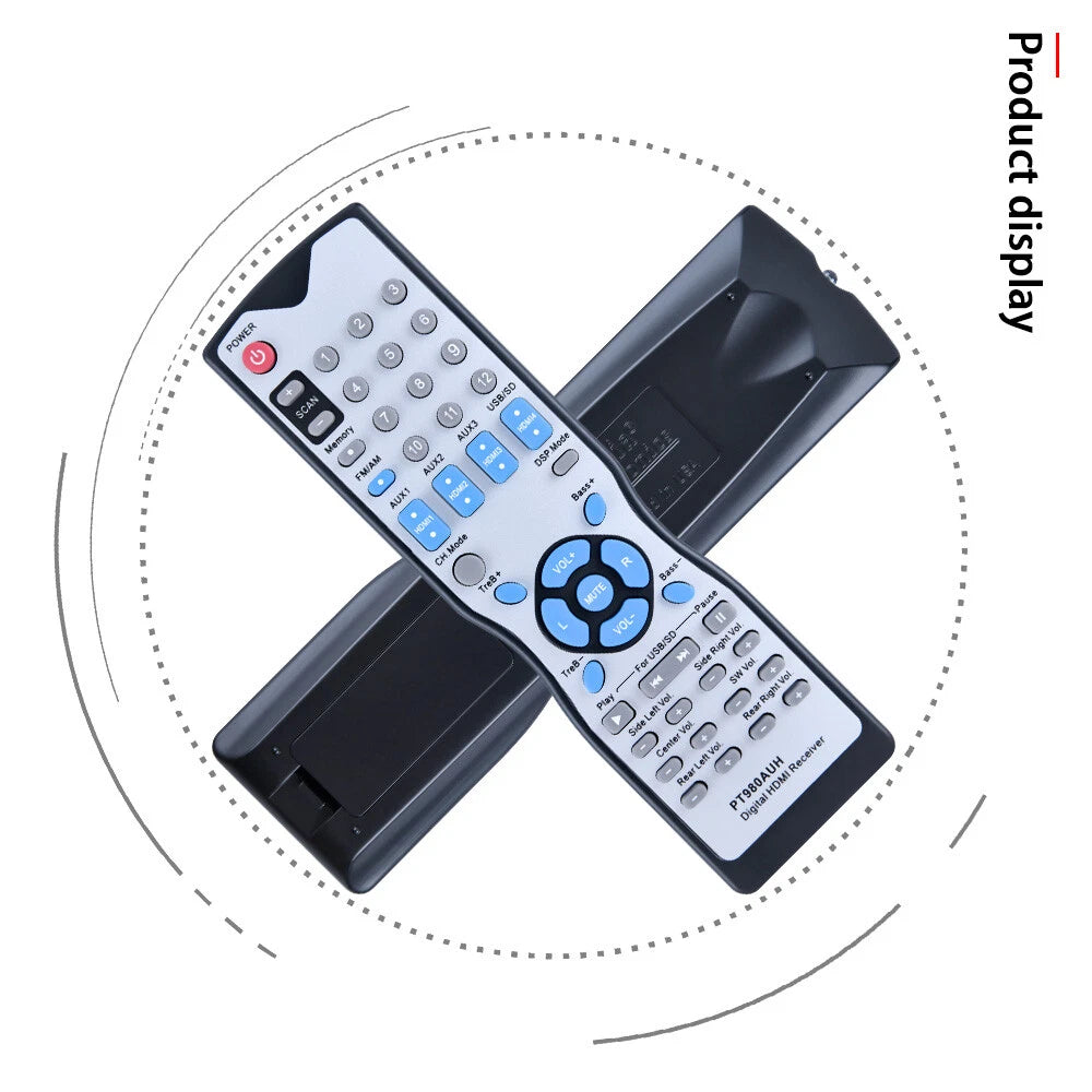 Remote Control For Pyle Digital HDMI Receiver Amplifier Receiver PT980AUH