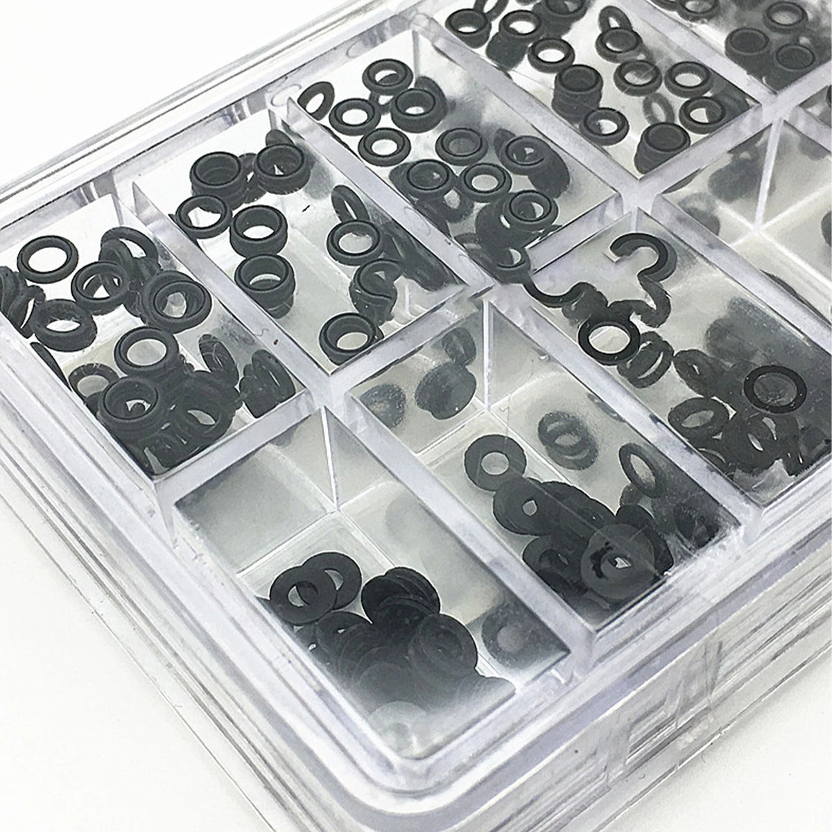 1 Box 12 Sizes Waterproof Rubber Assorted O-ring Gasket For Watch Crown