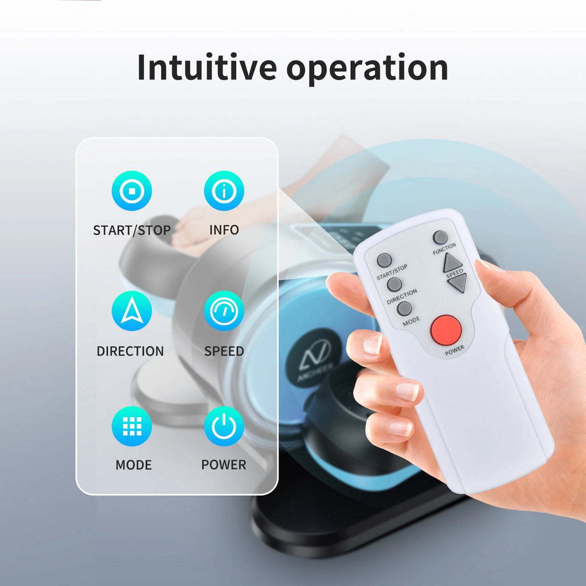 For ANCHEER Under Desk Elliptical Machine Replacement Remote Control