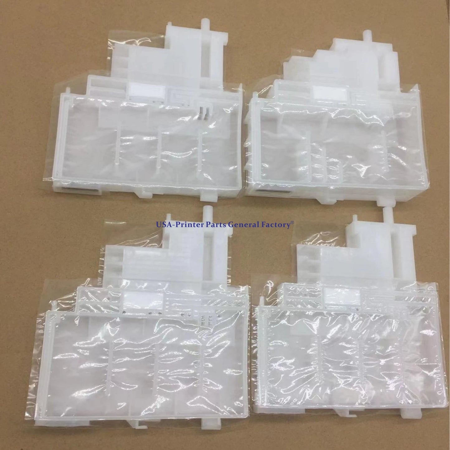 1 Black 3 Color Cis Ink Tank Fits For Epson EcoTank ET-2850U ET-3750 ET-3750U