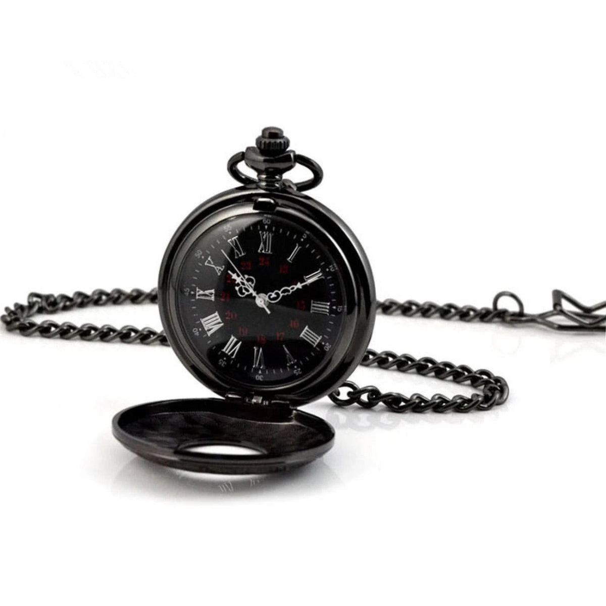 Vintage Retro Steampunk Pocket Watch Vintage Quartz Pendant Necklace Chain Gift