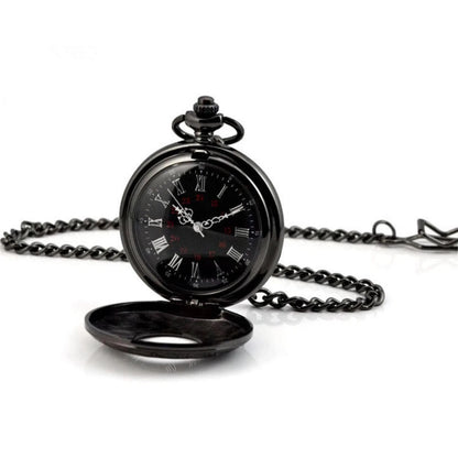 Vintage Retro Steampunk Pocket Watch Vintage Quartz Pendant Necklace Chain Gift