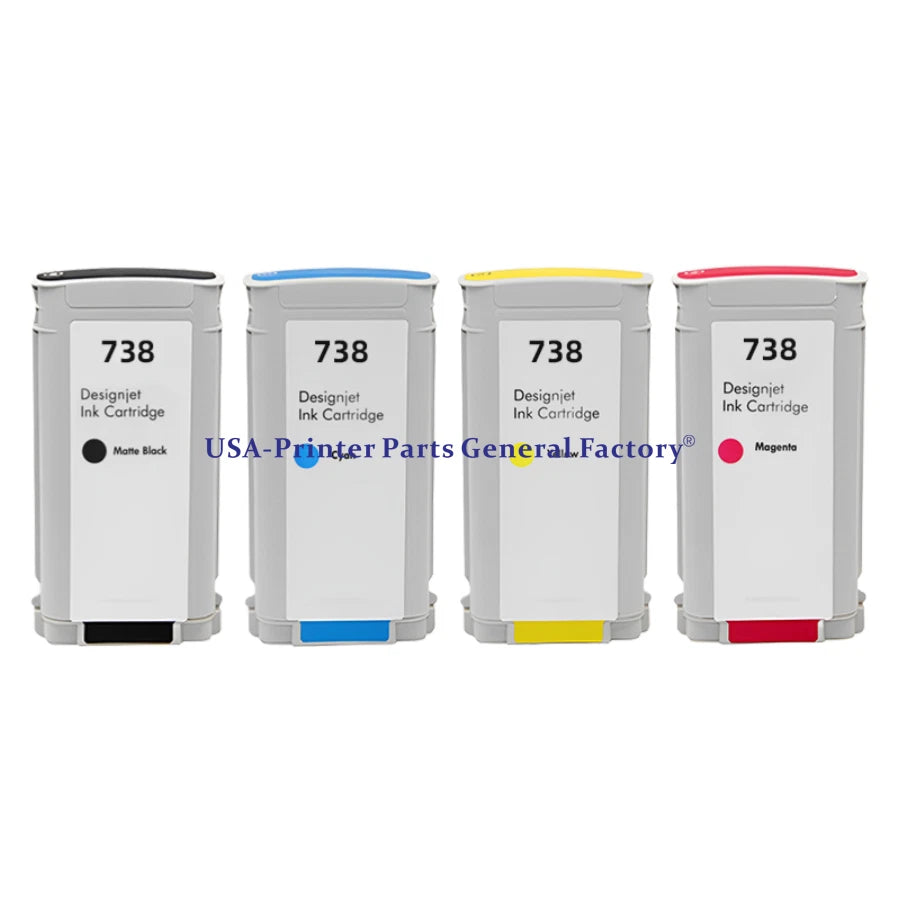 CKMY*130ML HP 738 Compatible Ink Cartridge Fits For HP Designjet T850 T950