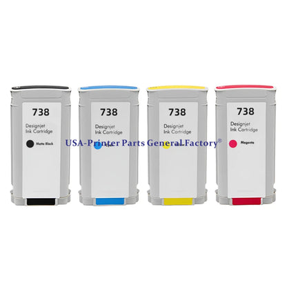 CKMY*130ML HP 738 Compatible Ink Cartridge Fits For HP Designjet T850 T950