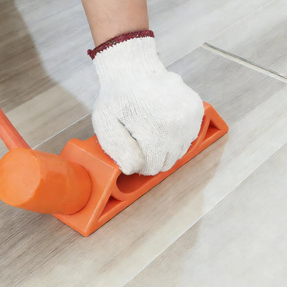 Floor Gap Fixer Tool for Laminate, Vinyl Plank & Hardwood 1pack, Orange