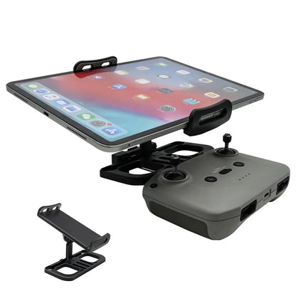 Drone Tablet Mount Holder for DJI Controllers - 30.18 cubic inches, Black