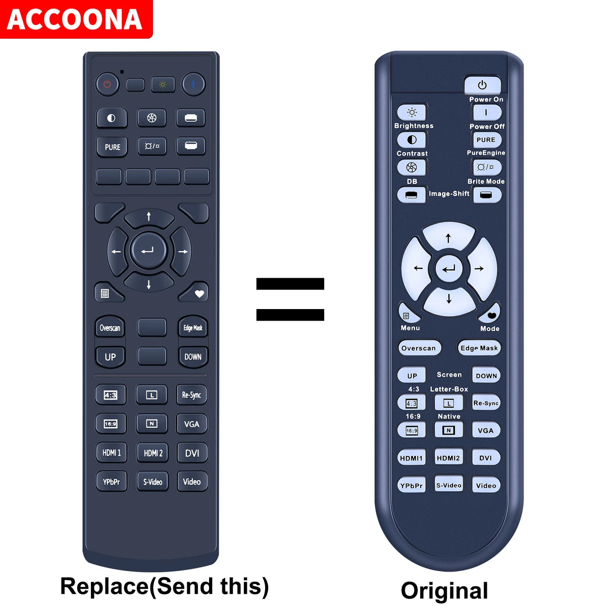 Remote Control For Optoma Projector TSFP-IR01 HD90 HD91 TH7500 EH7500