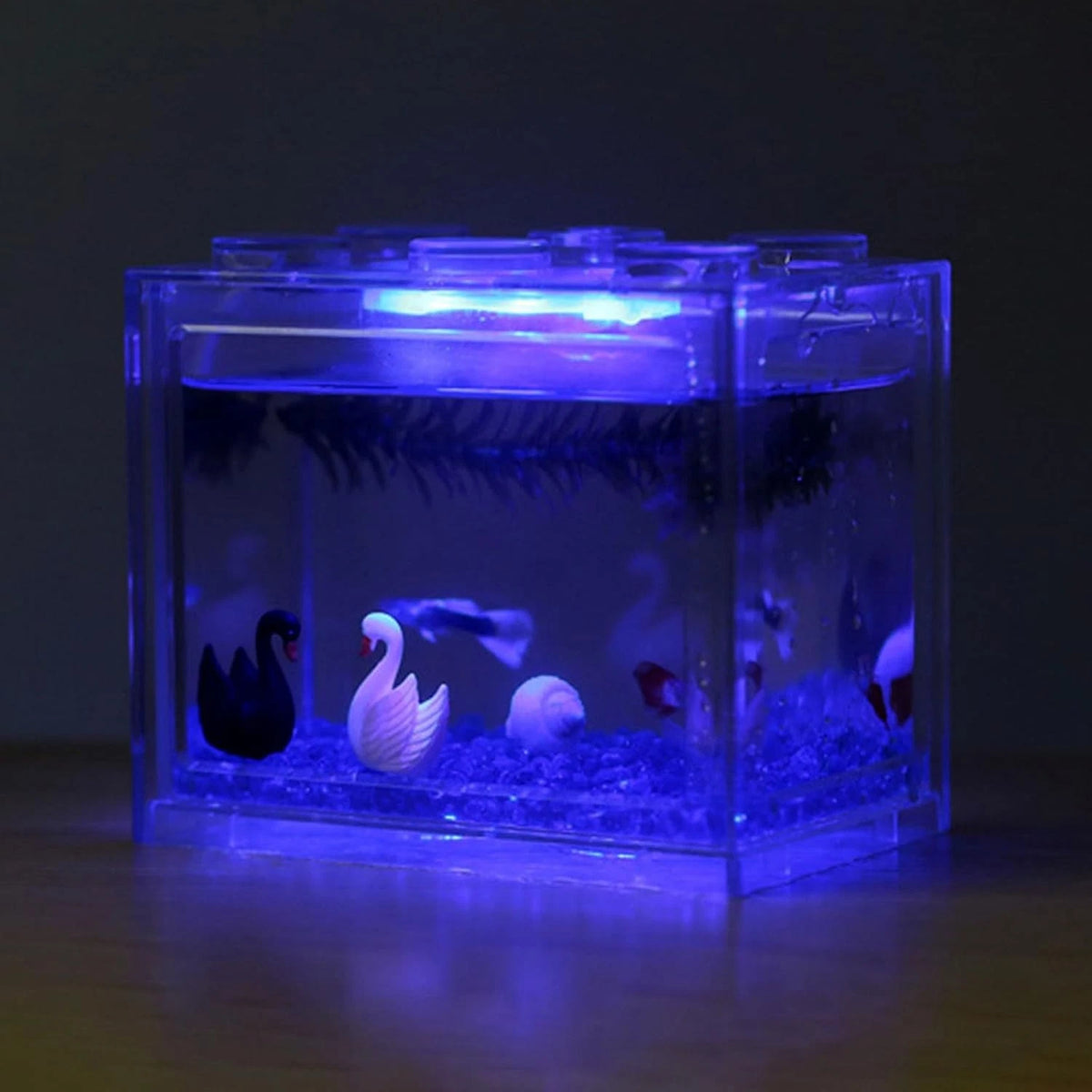 Flylin 4PCs 5V USB Aquarium Light, Smal Decoration LED Lighting Lamp, 2